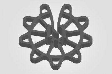 Ilustração 3D CA - Circular Aberto (4 - 12 mm)