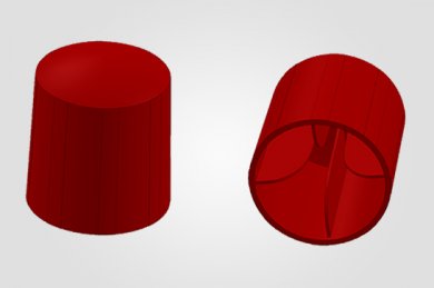 Ilustração 3D 
PF - Protetor de Vergalhão